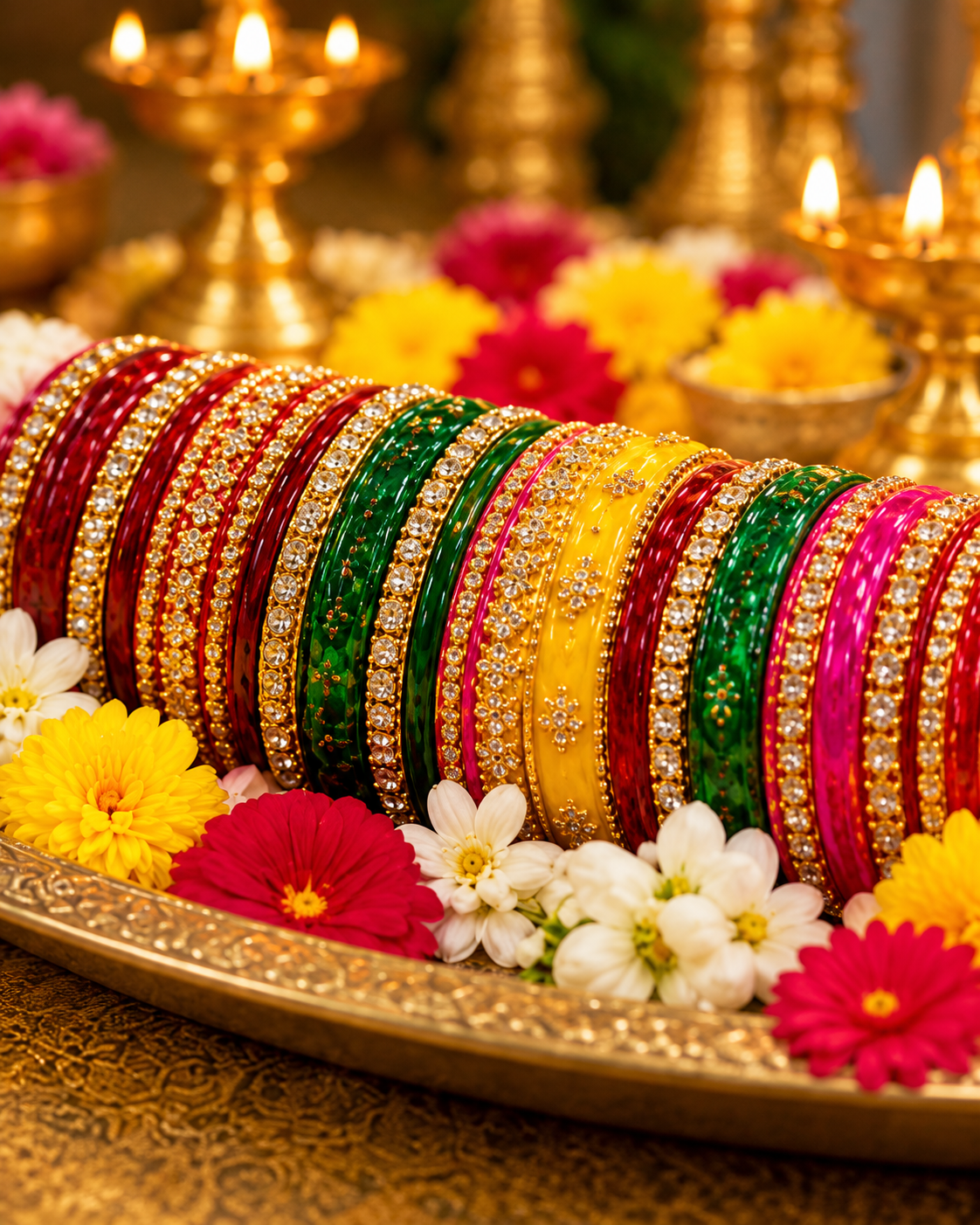 Navarathri bangles offering